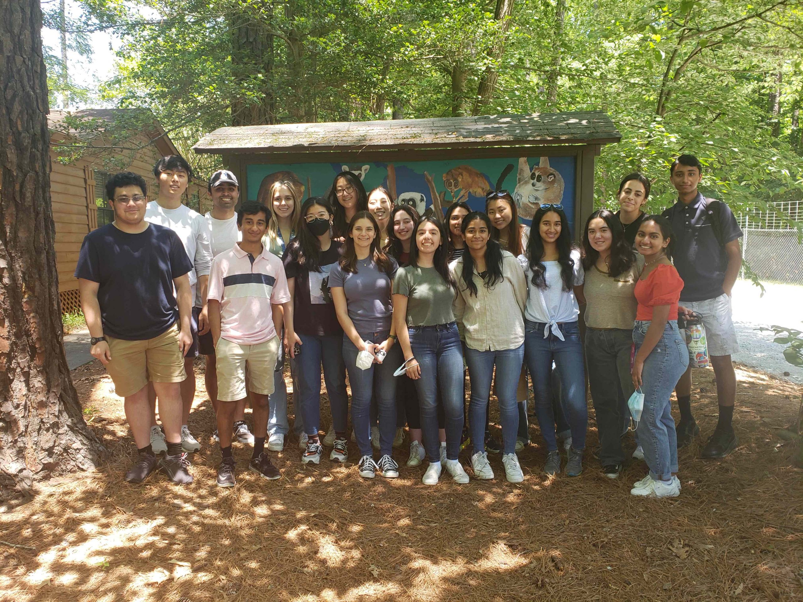 The Huang Fellows Group visits the Duke Lemur Center