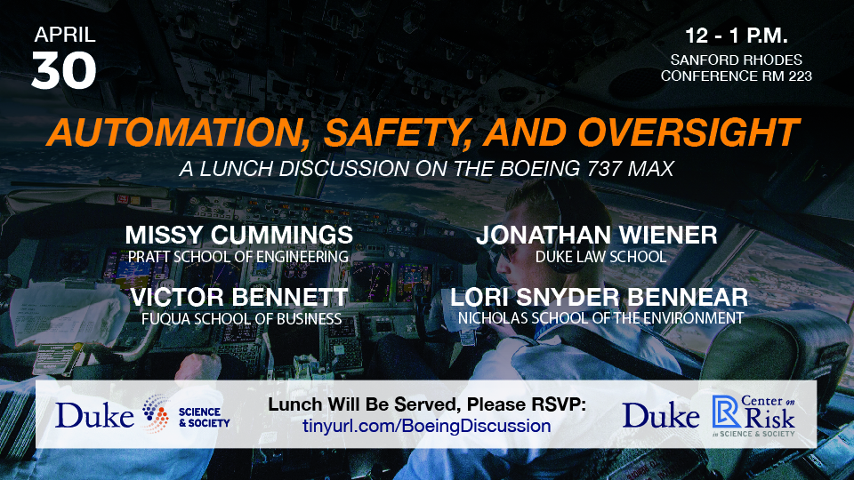 Automation, Safety, and Oversight Dialog Event