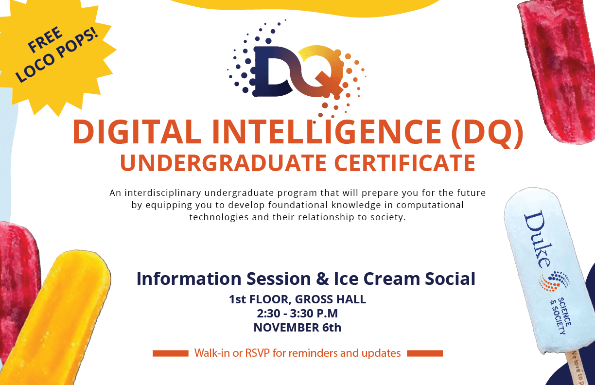 Digital Intelligence (DQ) Information Session and Ice Cream Social