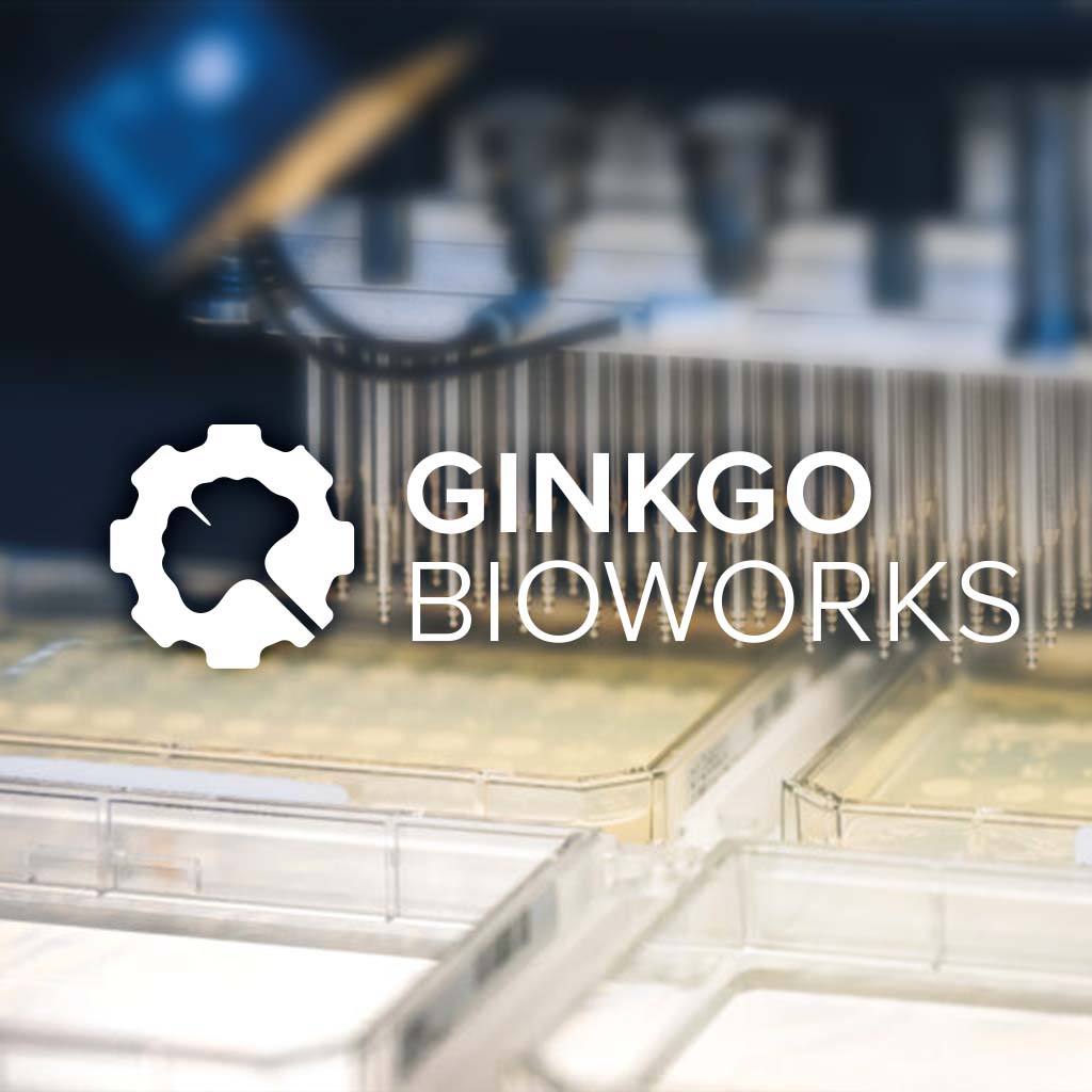 An illustration overlayed by the Ginkgo Bioworks logo