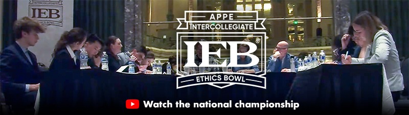 2024 APPE Intercollegiate Ethics Bowl® National Championship