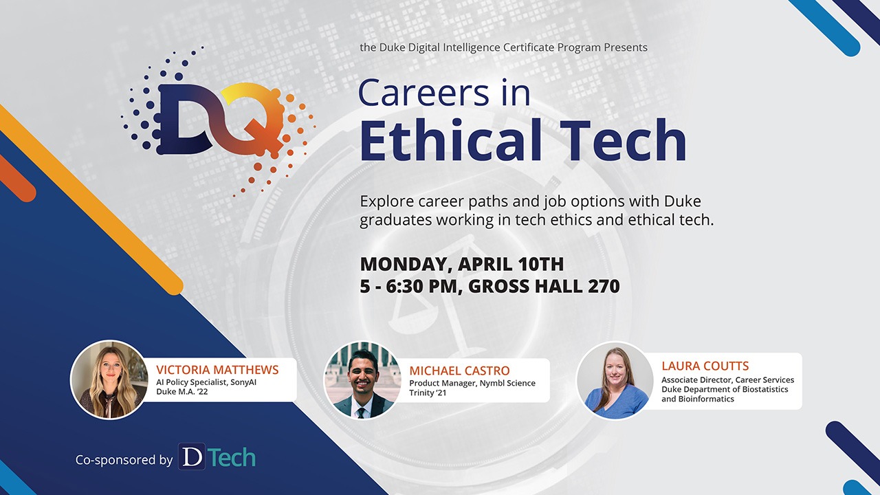 2023 Spring DQ Careers in Ethical Tech Panel